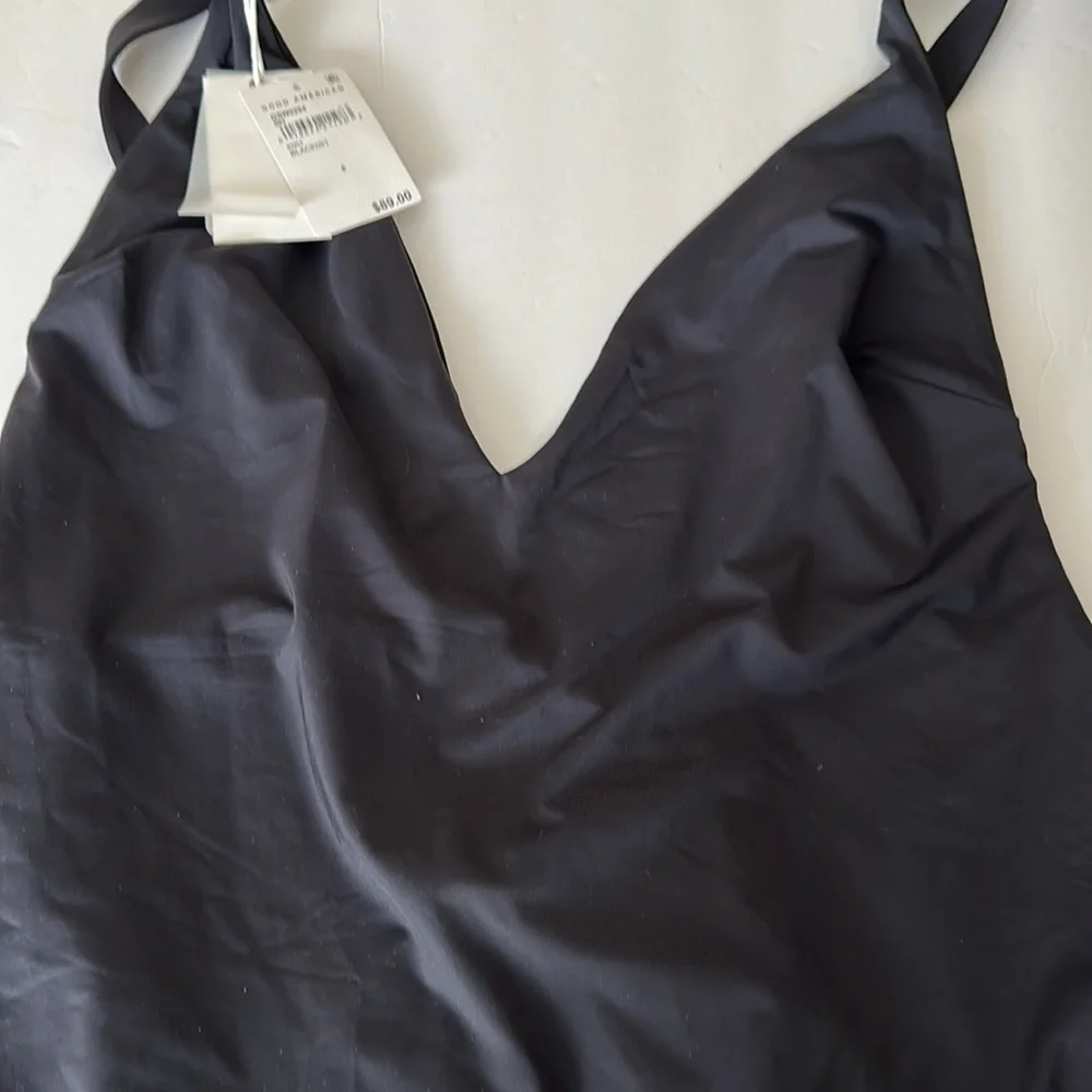 GOOD American Lounge One Piece Black Swimsuit Size 3XL - Picture 5 of 10